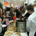 30 kg of chocolate were used to make chocolates and a chocolate fountain in Mall Varna